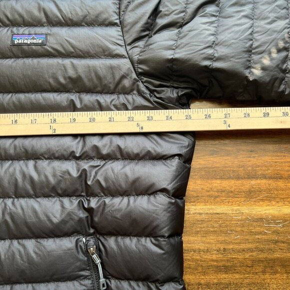 Patagonia Goose Down Puffer Jacket Black XL - Picture 6 of 7